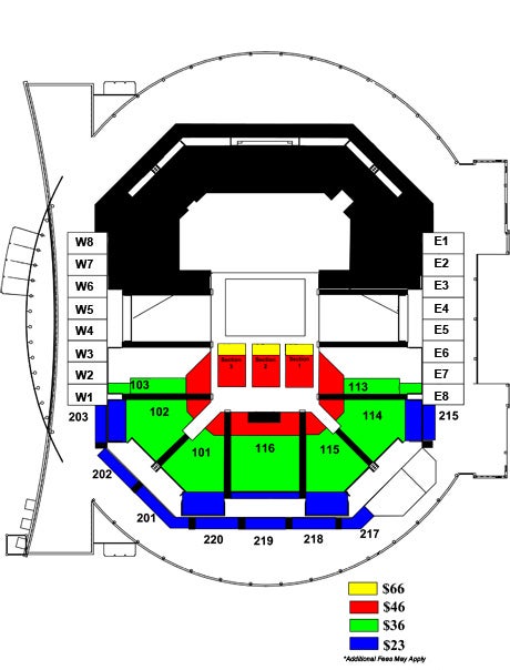 Ted Constant Center Seating Chart