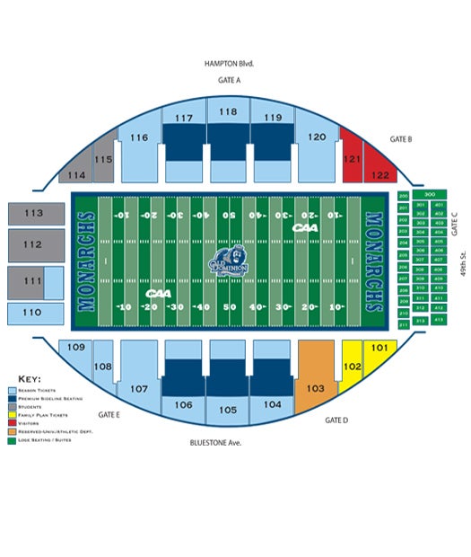 Norfolk Constant Convocation Center Seating Chart